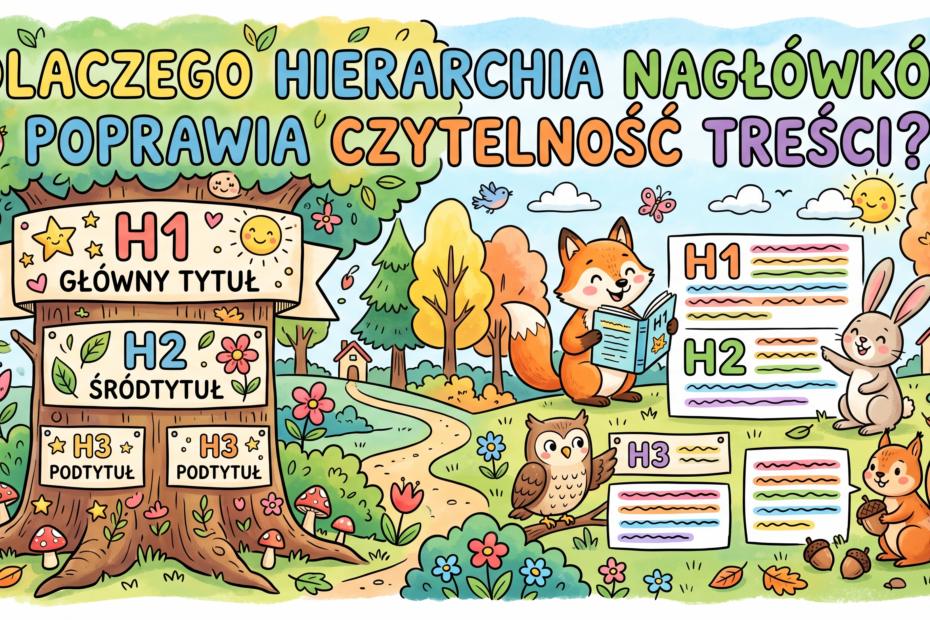 Dlaczego hierarchia nagłówków poprawia czytelność treści?