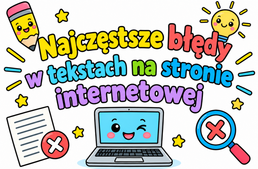 Najczęstsze błędy w tekstach na stronie internetowej